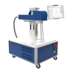 Máquina de gravação a laser de fibra portátil 30W