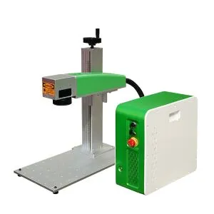 Mini máquina de marcação a laser de fibra de mesa de 30 W